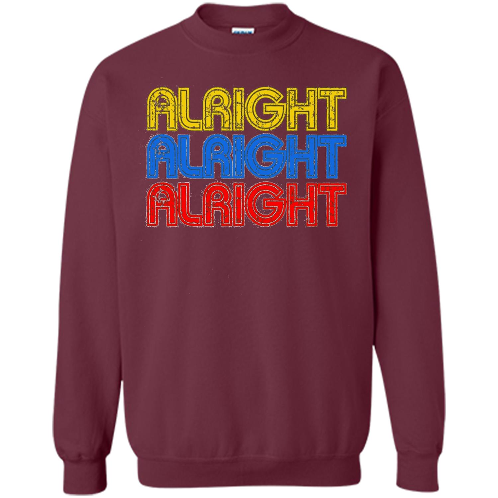 Alright Alright Alright T-shirt Maroon