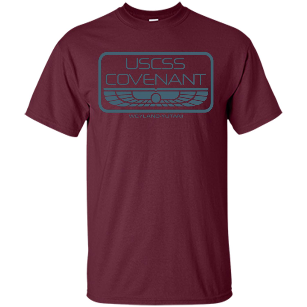 USCSS Covenant - Weyland Yutani T-Shirt Maroon