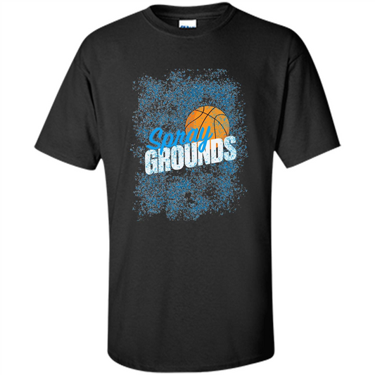 Basketball Lover T-shirt Spray Grounds T-shirt Black