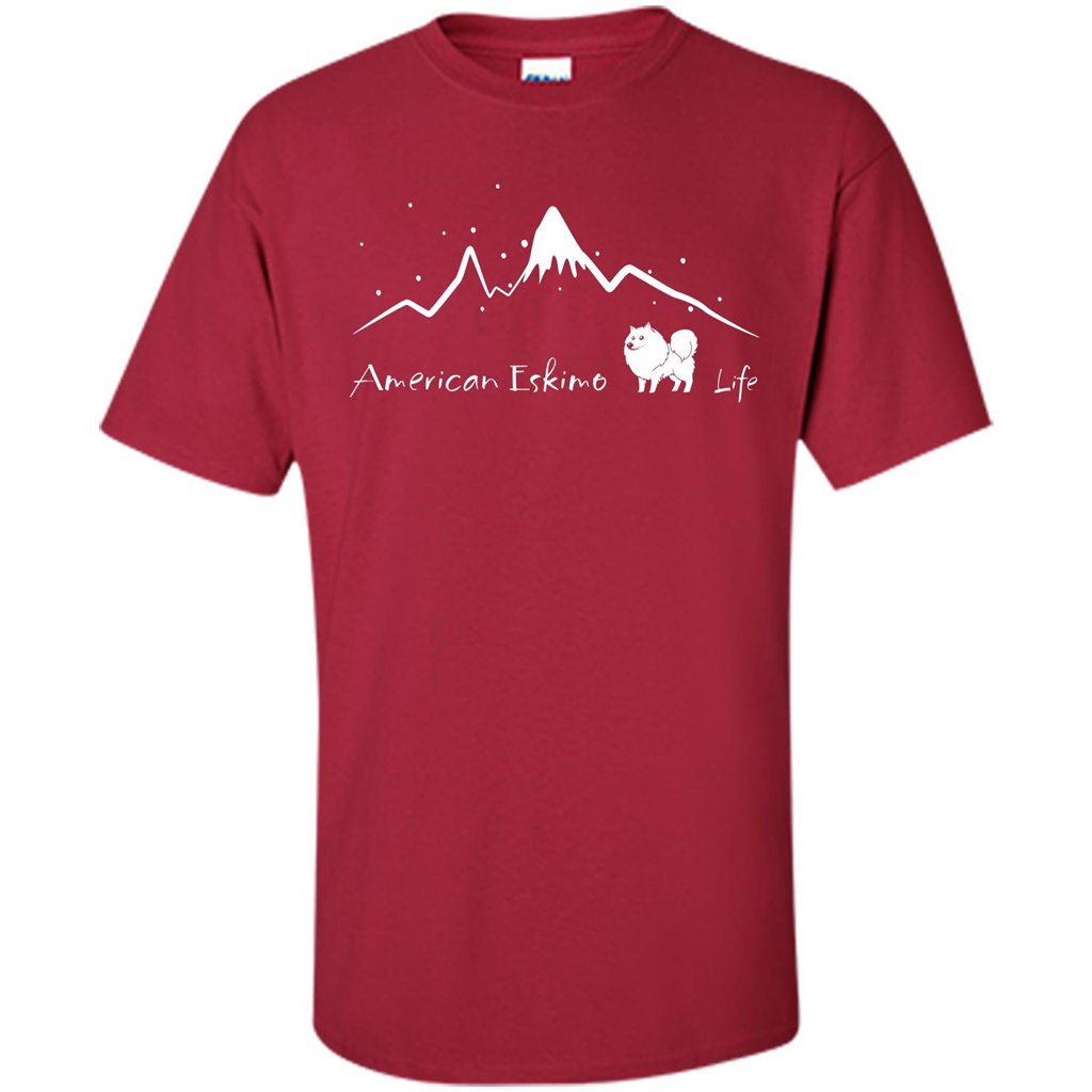 Chu chu dog T-Shirt American Eskimo Life Cardinal
