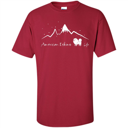 Chu chu dog T-Shirt American Eskimo Life Cardinal