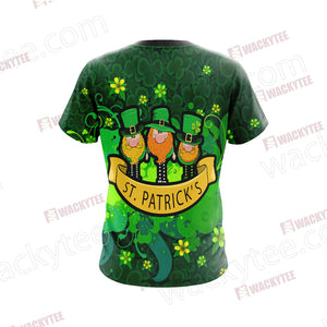 Irish Gnome Leprechaun - Saint Patricks Day Unisex 3D T-shirt