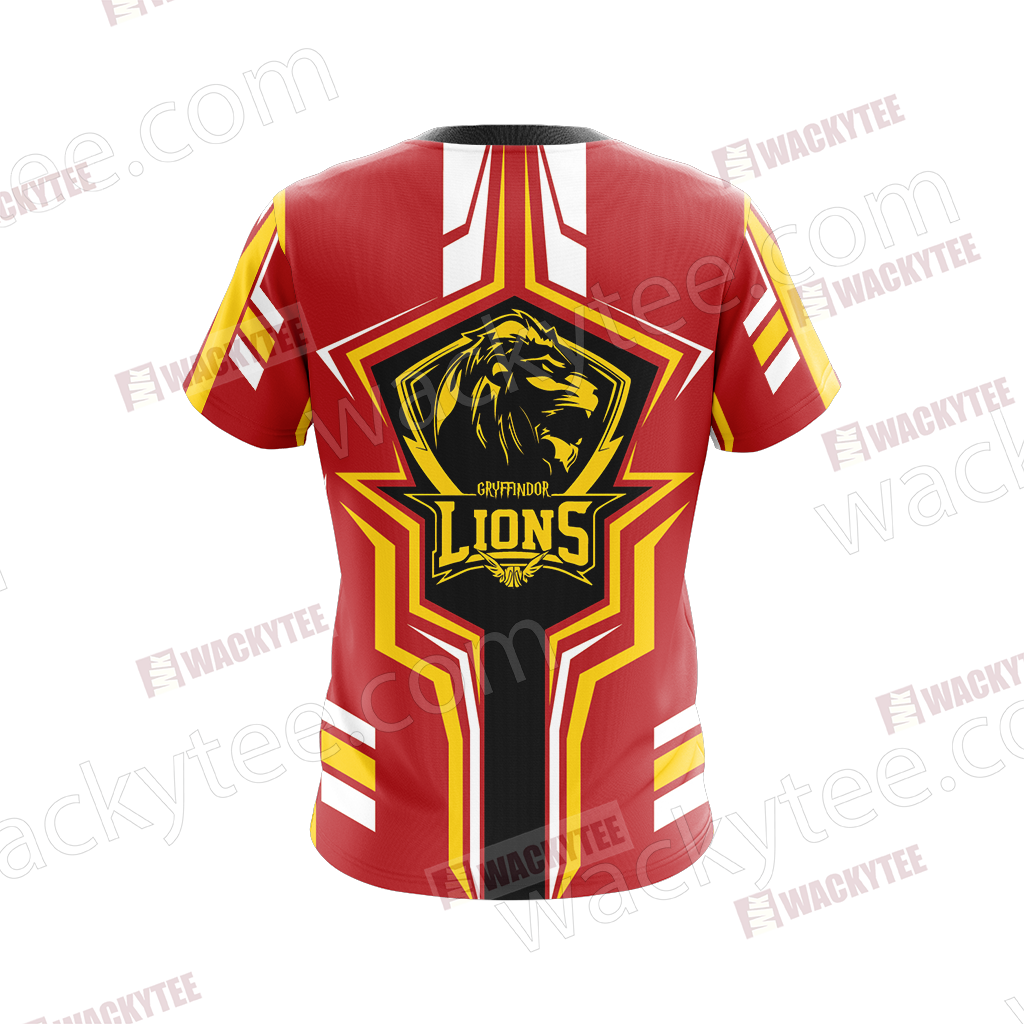 Harry Potter Hogwarts Castle - Gryffindor House Wacky Style New Collection Unisex 3D T-shirt