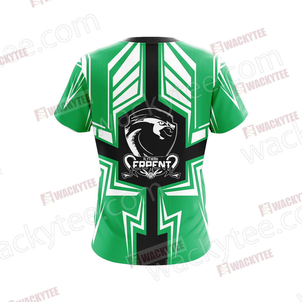 Harry Potter Hogwarts Castle - Slytherin House Wacky Style New Collection Unisex 3D T-shirt