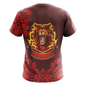 Harry Potter - Brave Like A Gryffindor Version Lifestyle Unisex 3D T-shirt