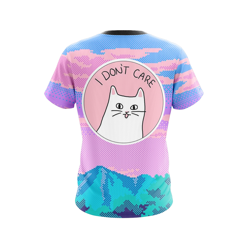 Cat Kawaii Vintage Style Unisex 3D T-shirt