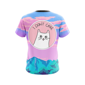 Cat Kawaii Vintage Style Unisex 3D T-shirt