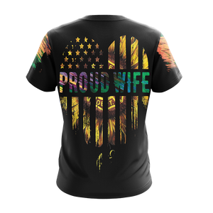 Proud Firefighter Wife Unisex 3D T-shirt