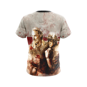 The Walking Dead Rick And Carl Grimes New Unisex 3D T-shirt