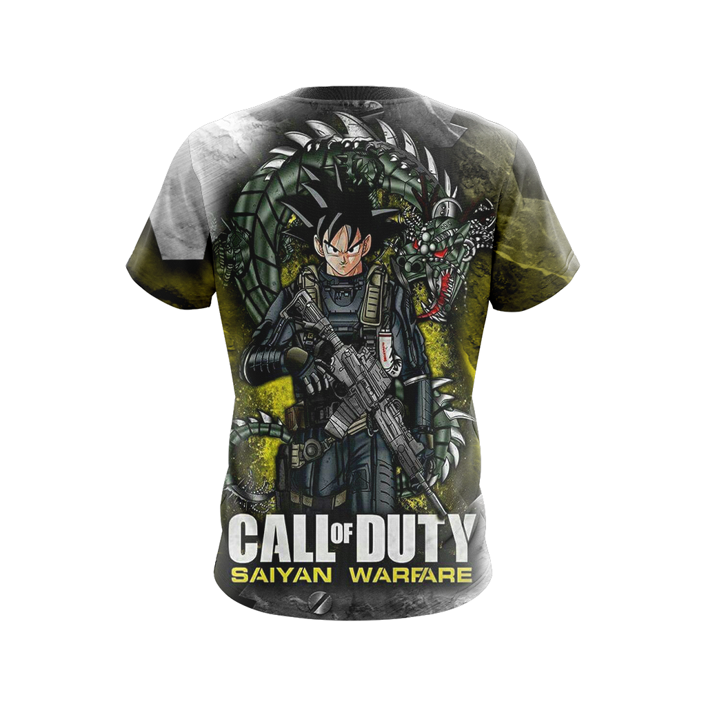 Call of Duty Game Goku Unisex 3D T-shirt