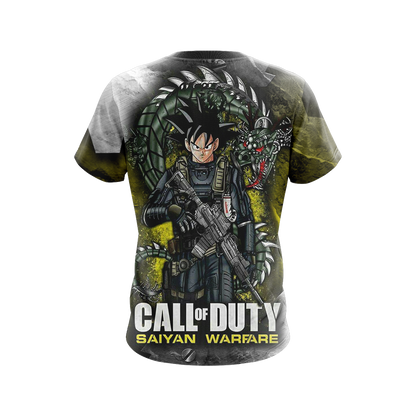 Call of Duty Game Goku Unisex 3D T-shirt