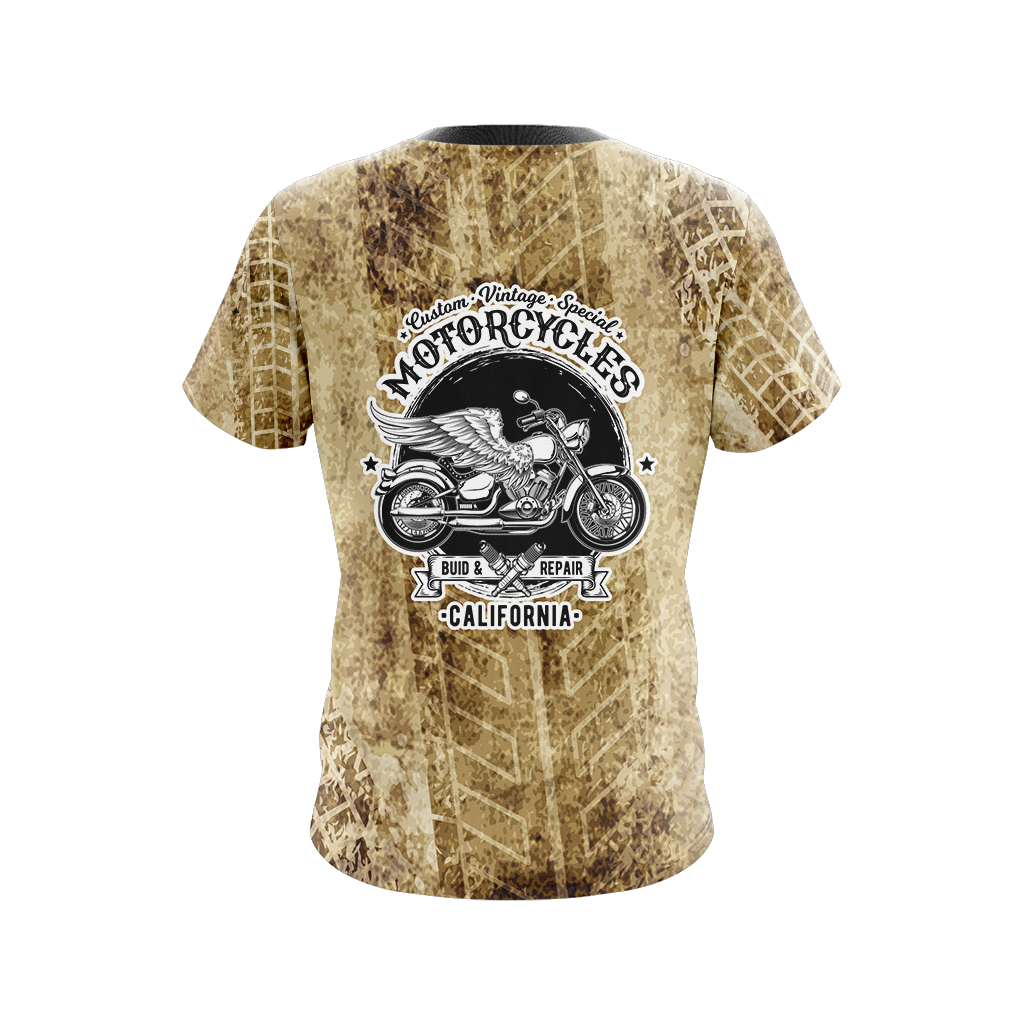 Custom Vintage Special Motorcycle Unisex 3D T-shirt