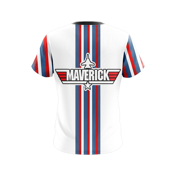 - Unisex Top New WackyTee Maverick T-shirt Gun 3D