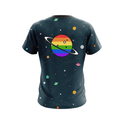 LGBT Rainbow Galaxy Sky Unisex 3D T-shirt