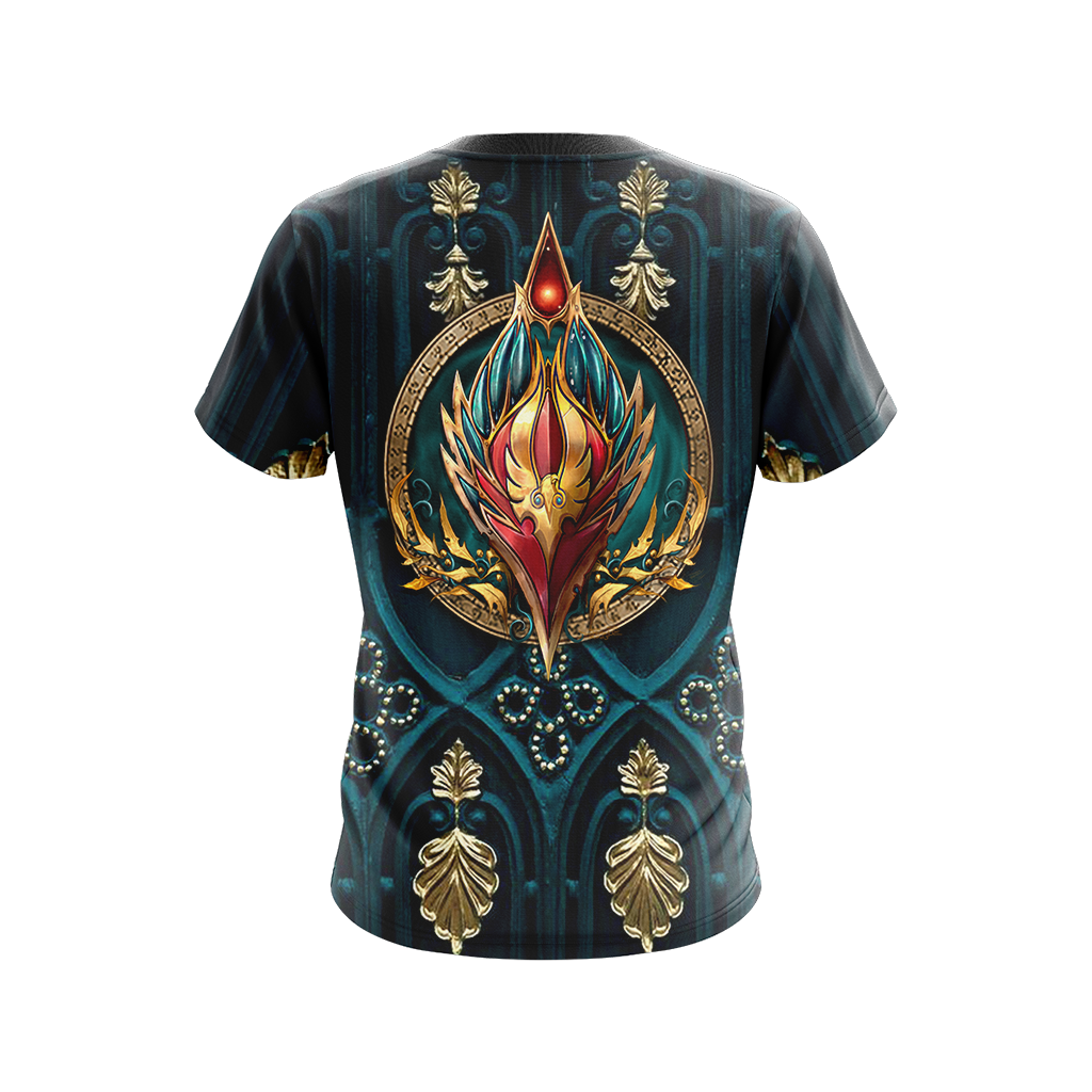 World Of Warcraft - Blood Elf Alliance Races Crest Unisex 3D T-shirt