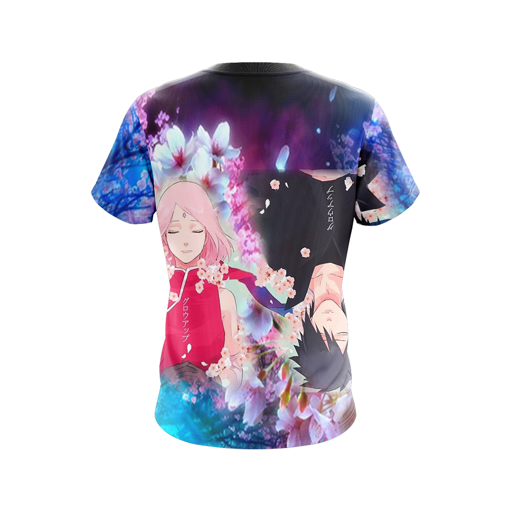 Naruto - Sasuke & Sakura Unisex 3D T-shirt
