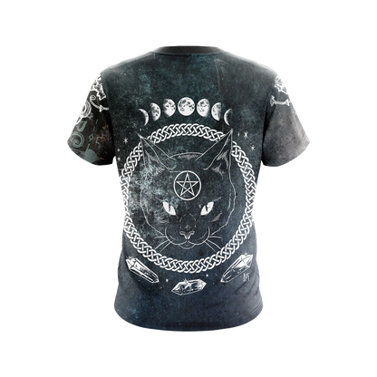 Black Cat Witches Unisex 3D T-shirt