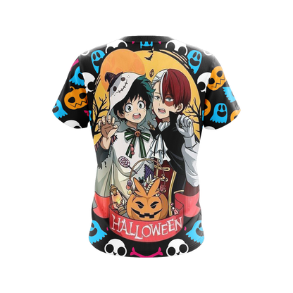 My Hero Academia - Deku and Todoroki Halloween Unisex 3D T-shirt