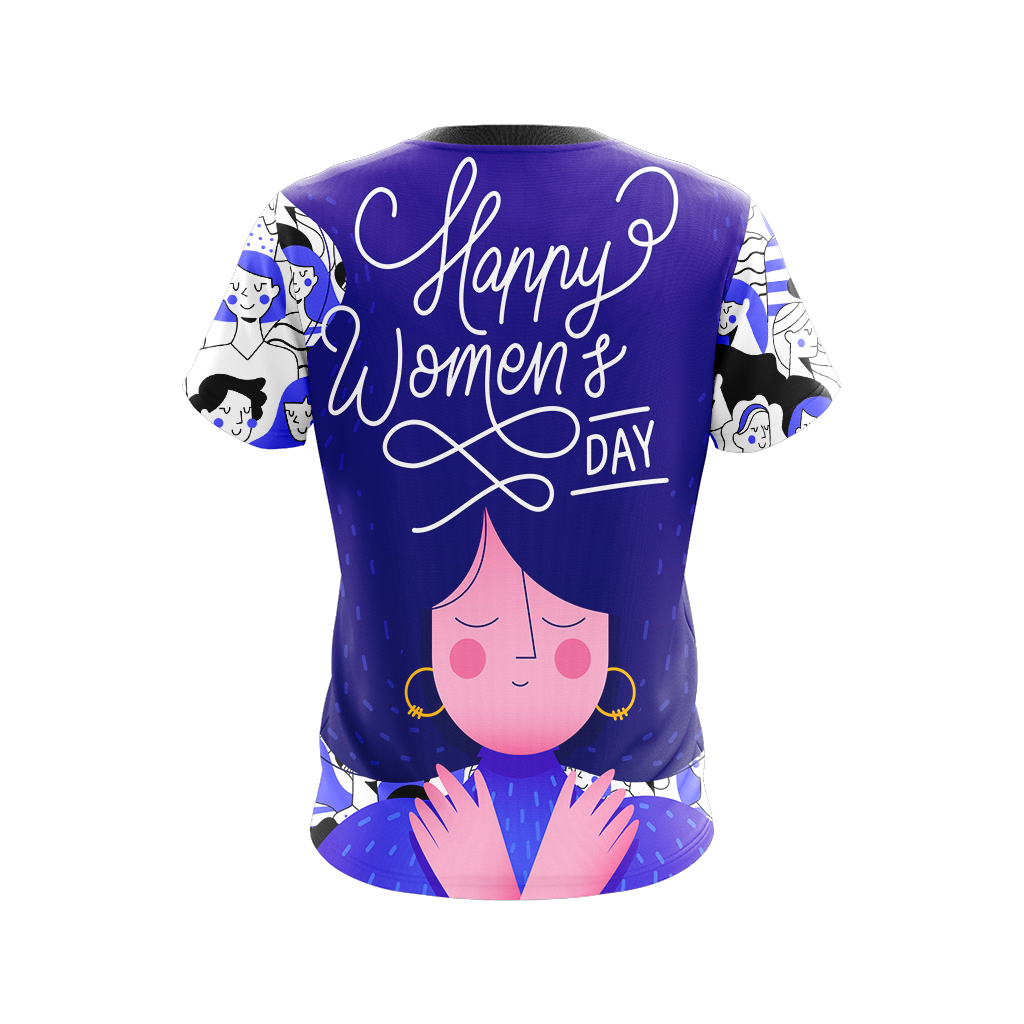 Happy Woman's Day 8th March 3D T-shirt