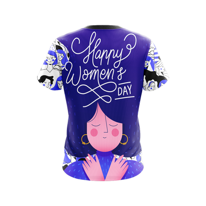 Happy Woman's Day 8th March 3D T-shirt