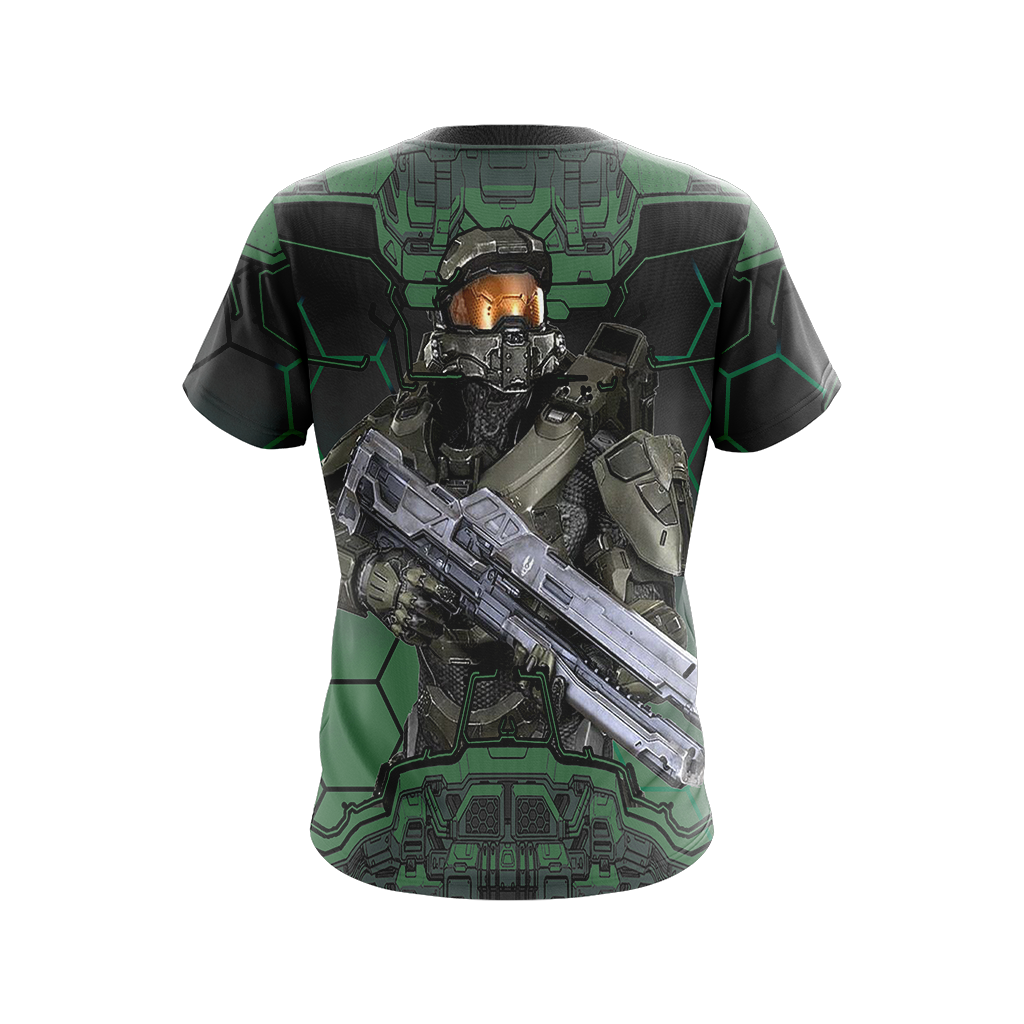 Halo 5 Master Chief HUD Helmet Unisex 3D T-shirt
