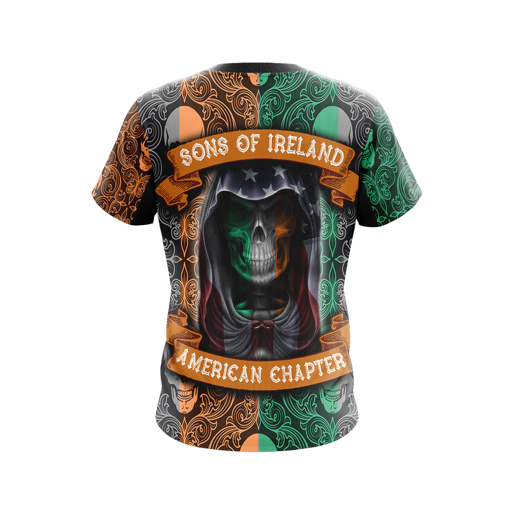 Sons Of Ireland American Chapter Happy Saint Patrick's Day Unisex 3D T-shirt