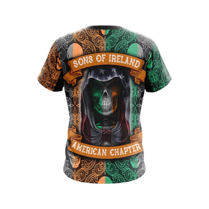 Sons Of Ireland American Chapter Happy Saint Patrick's Day Unisex 3D T-shirt
