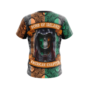 Sons Of Ireland American Chapter Happy Saint Patrick's Day Unisex 3D T-shirt