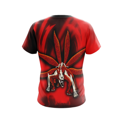 Naruto - Kyuubi 6 tails Unisex 3D T-shirt