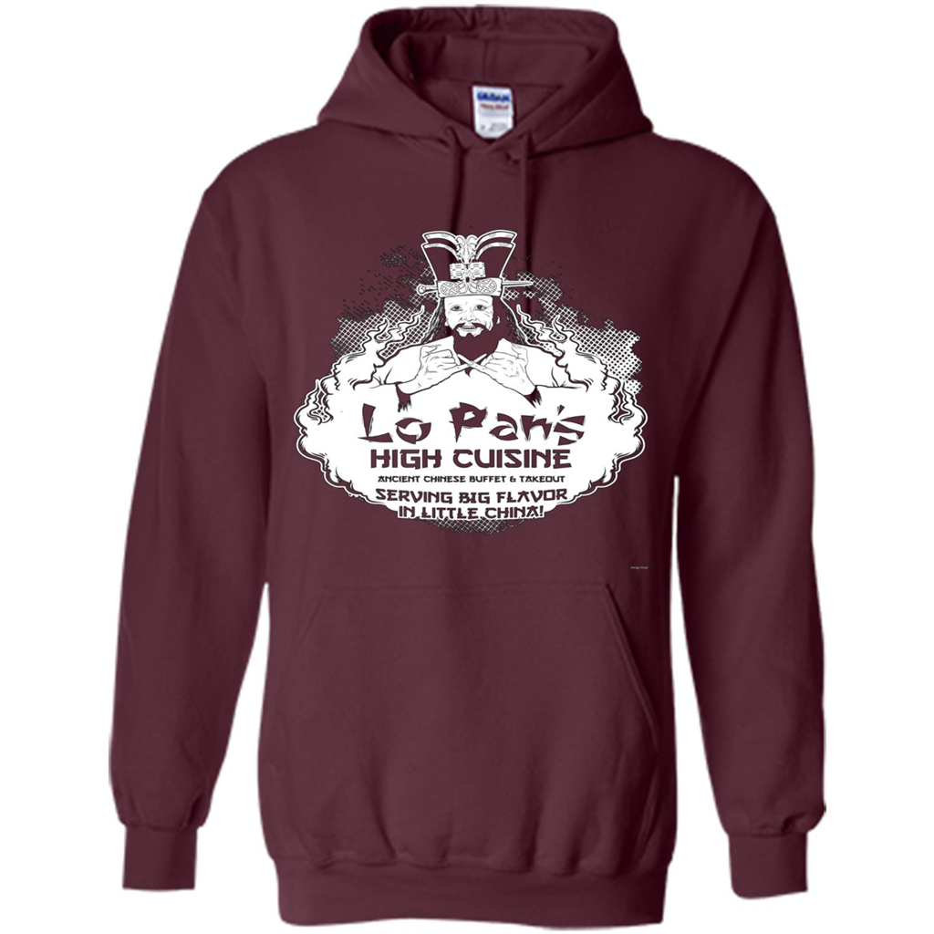 Lo Pan's High Cuisine T-shirt Maroon