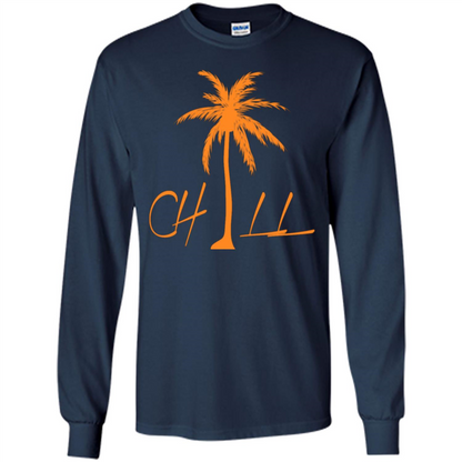 Chill T-shirt Summer Gift T-shirt Navy