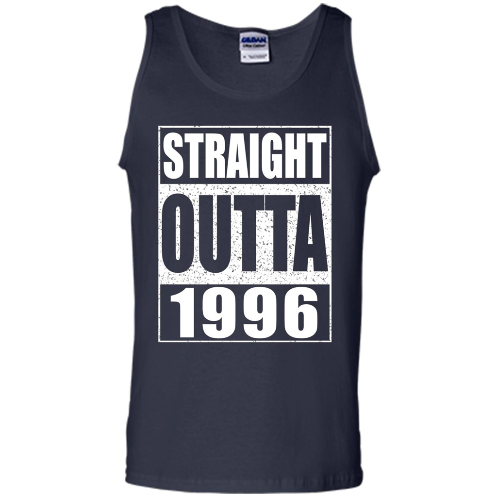 Straight Outta 1996 T-Shirt Born In 1996 Navy