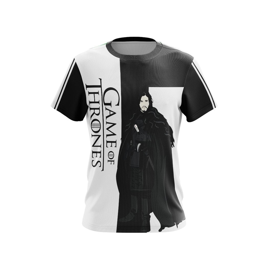 Game Of Thrones - Jon Snow Character Unisex 3D T-shirt