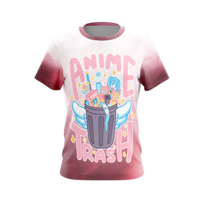 Kawaii Japanese Anime Trash Unisex 3D T-shirt