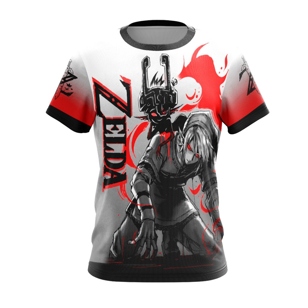 The legend of Zelda Link and Midna Unisex 3D T-shirt