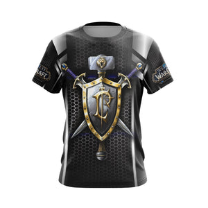 World Of Warcraft - For the Alliance New Look Unisex 3D T-shirt