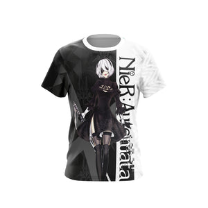 Nier Automata - 2B Unisex 3D T-shirt