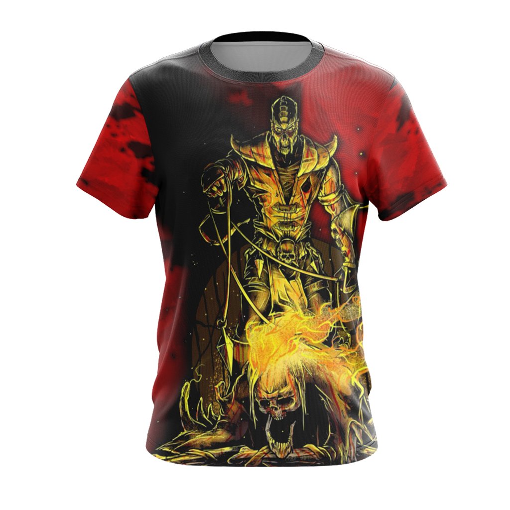 Mortal Kombat Scorpio Unisex 3D T-shirt