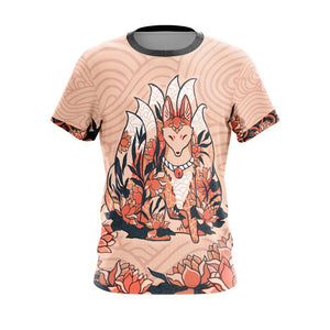 Nine Tail Fox Unisex 3D T-shirt