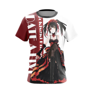 Date A Live Tokisaki Kurumi Unisex 3D T-shirt