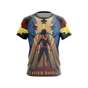 Captain Marvel  Unisex 3D T-shirt