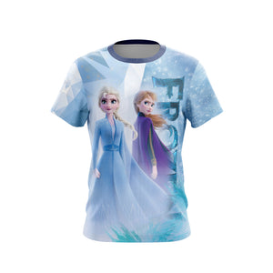 Frozen 2 - Elsa & Anna Version 2019 3D T-shirt