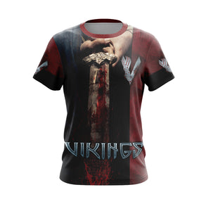 Vikings New Look Unisex 3D T-shirt