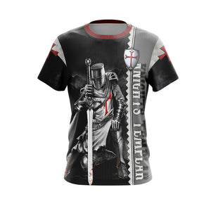 Christian - Knights Templar Unisex 3D T-shirt