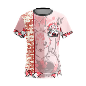 Ninetail fox Spirit-Customized Unisex 3D T-shirt