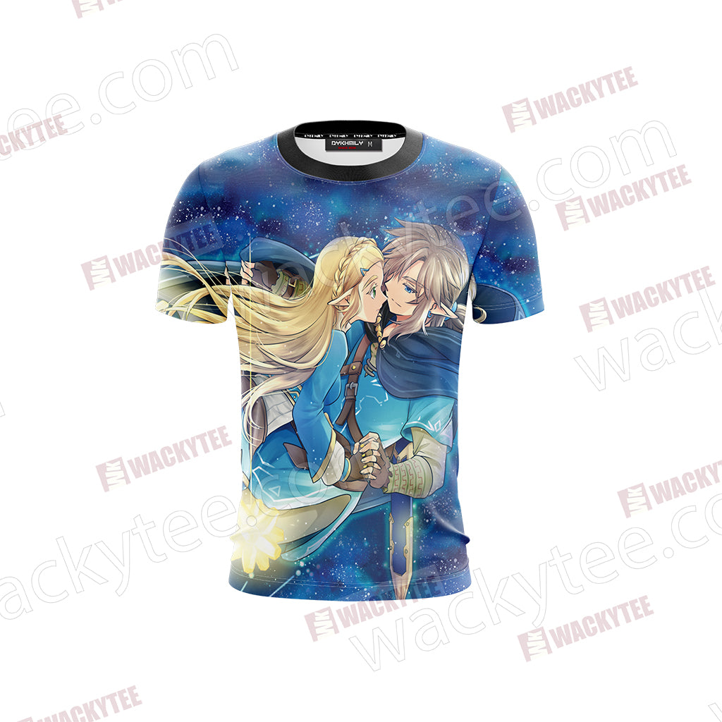 The Legend of Zelda And Princess Zelda Unisex 3D T-shirt