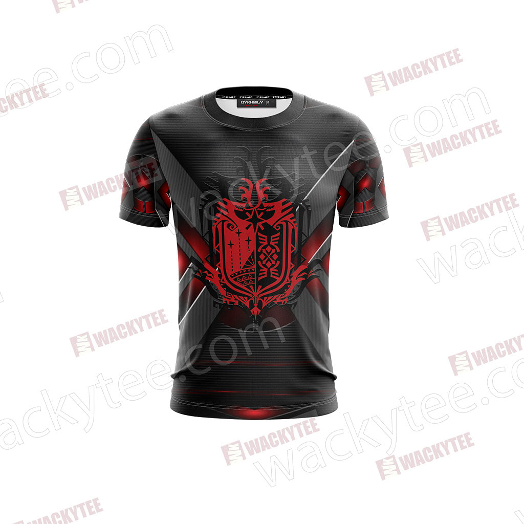 Monster Hunter World - Main Crest Unisex 3D T-shirt