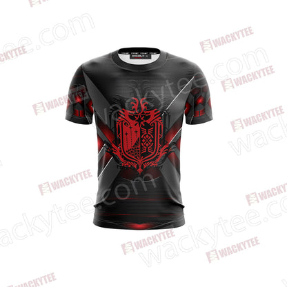 Monster Hunter World - Main Crest Unisex 3D T-shirt