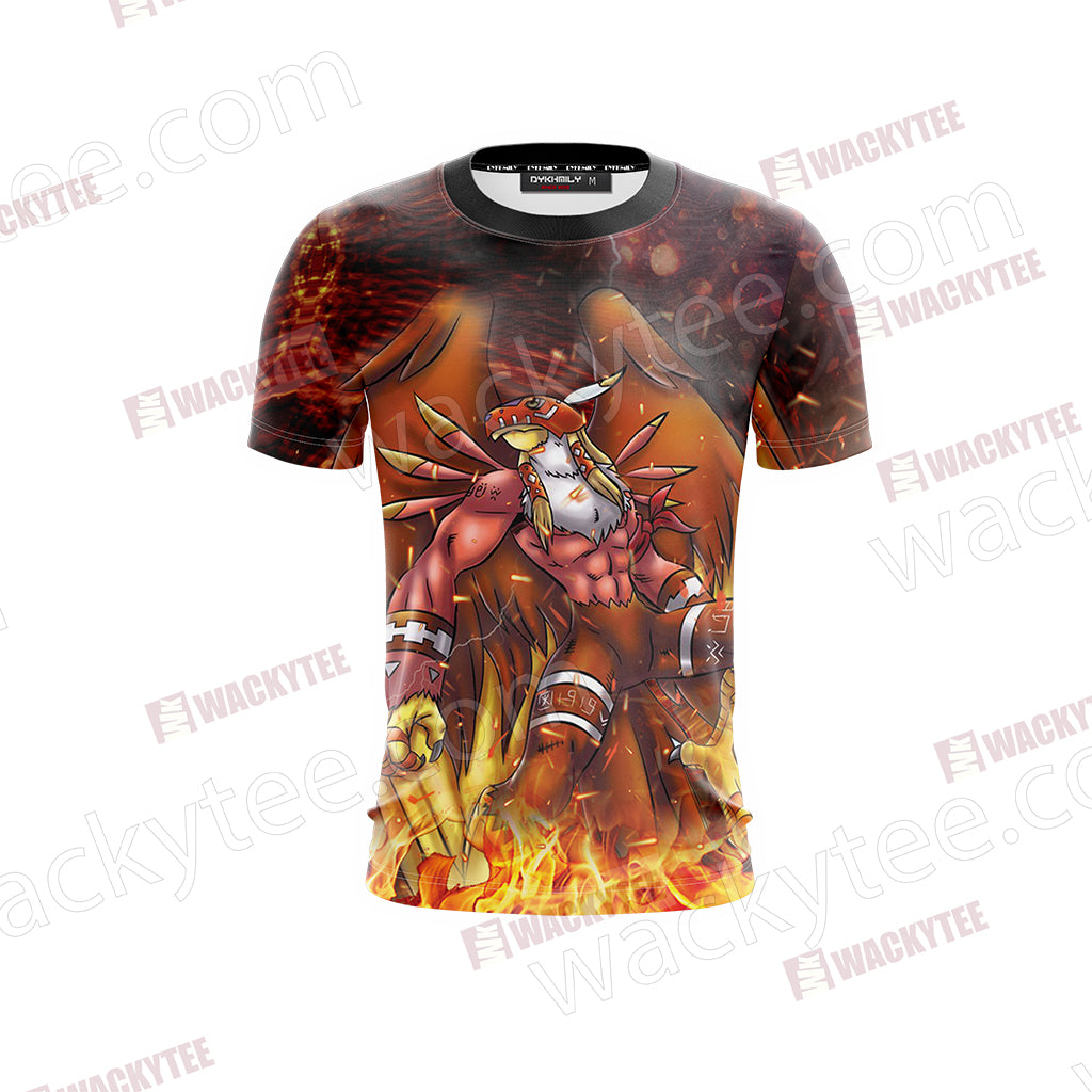 Digimon Garudamon New Look Unisex 3D T-shirt