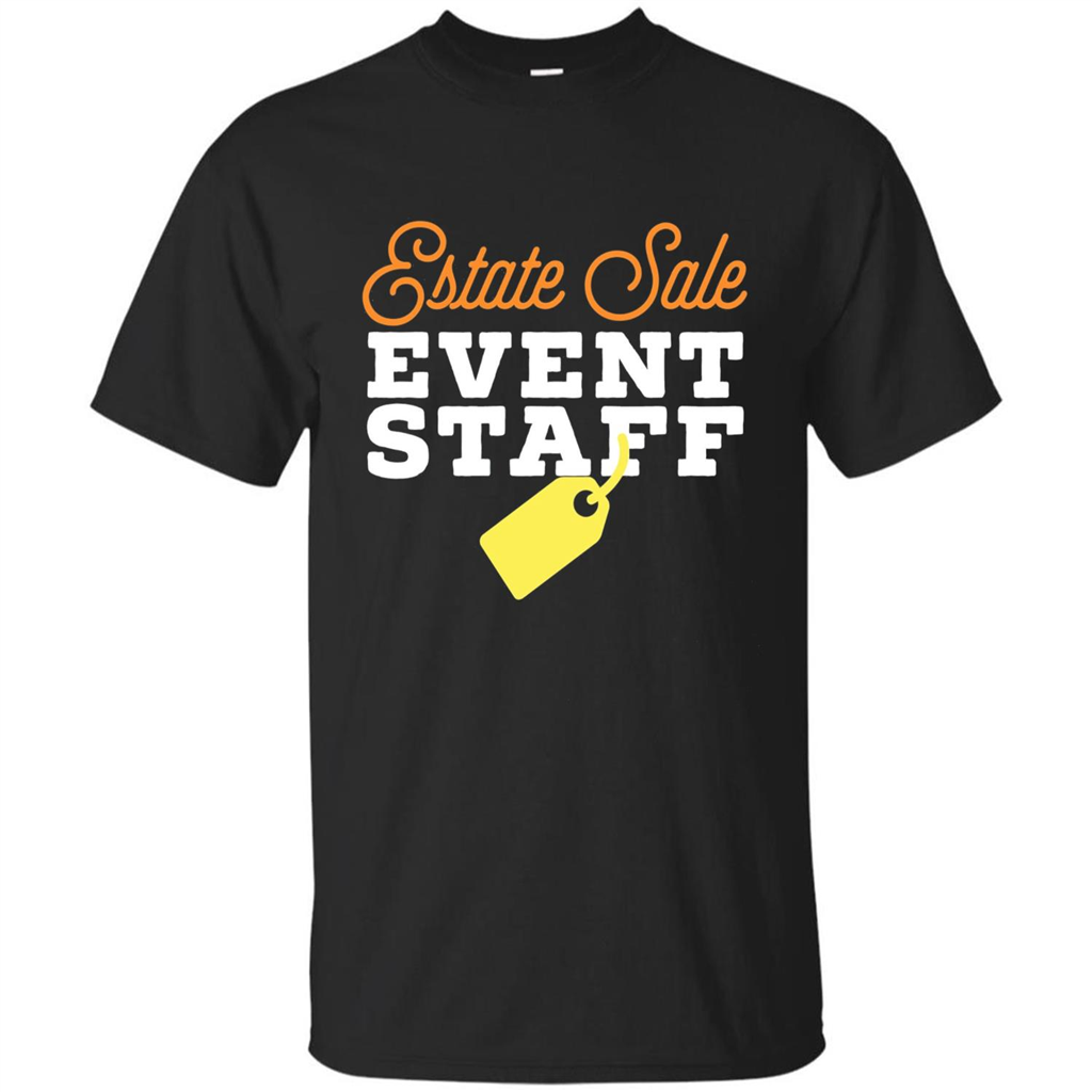 Estate Sale Event Staff T-shirt Black